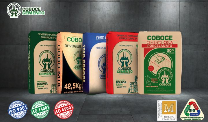 COBOCE Cemento: productos y distintivos institucionales de certificación